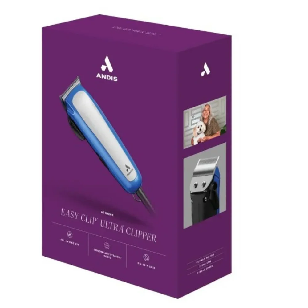 Andis 60325 Easy Clip Ultra Clipper 10 Piece Kit NIB